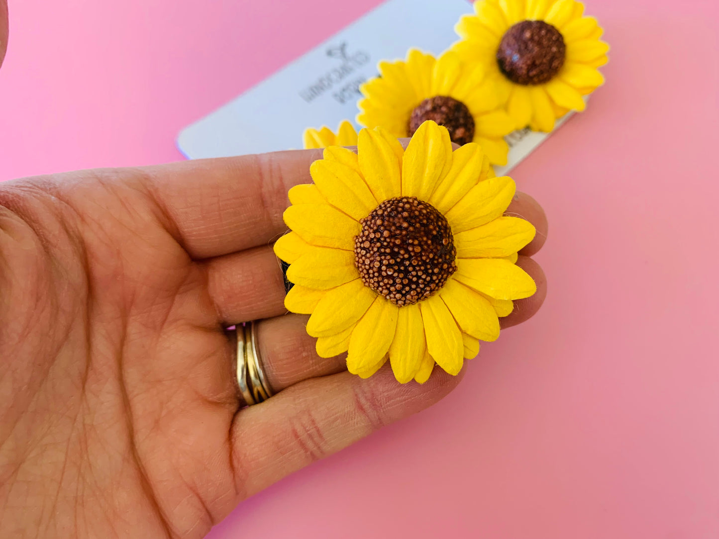 Sunflower Hair Clip