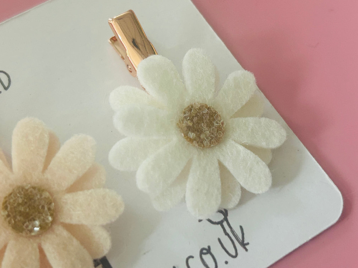 Floral Clip Set - Neutrals