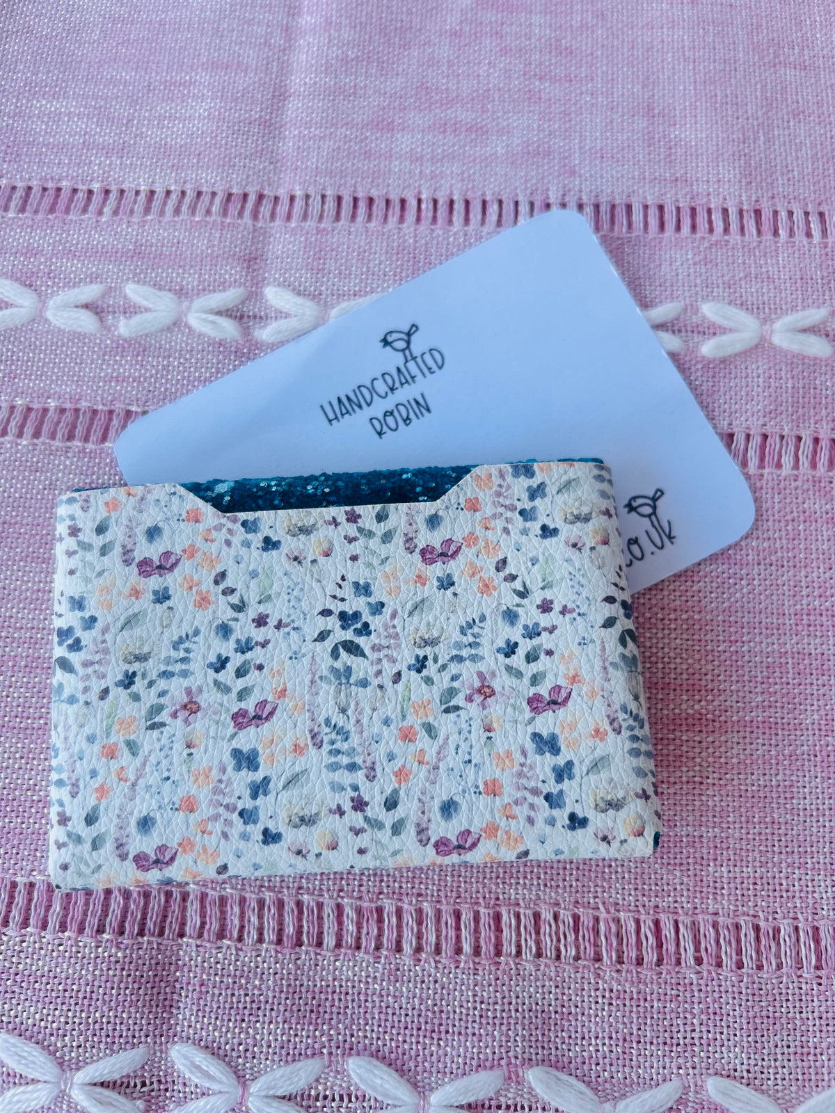 Watercolour floral Purse