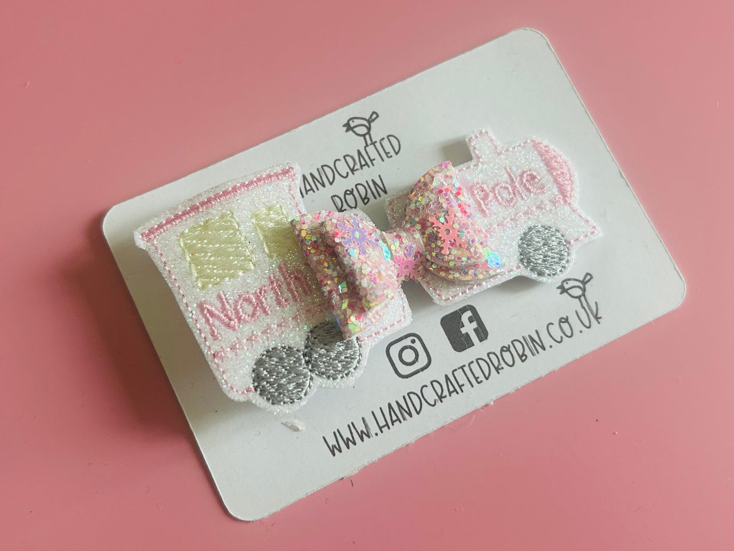North Pole Train - Pink