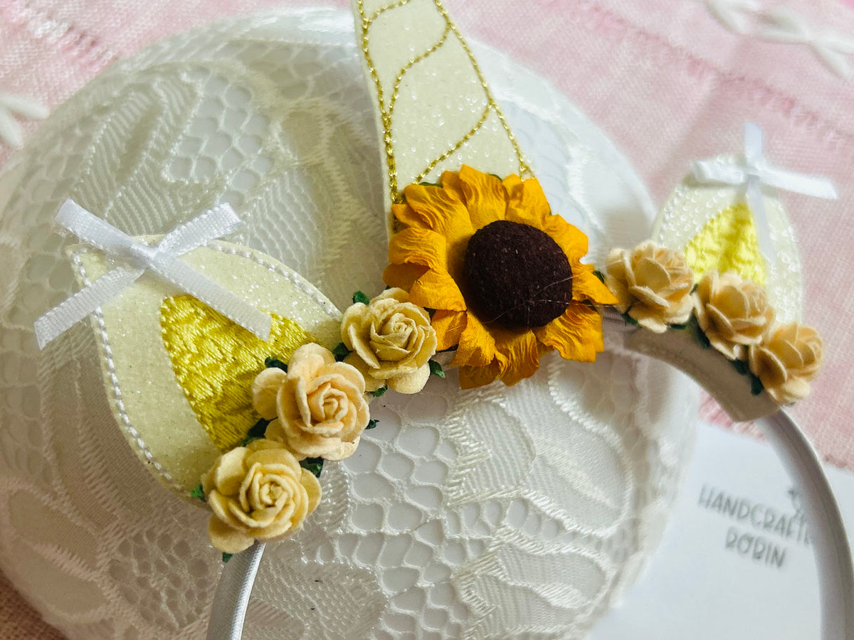 Sunflower Unicorn Headband