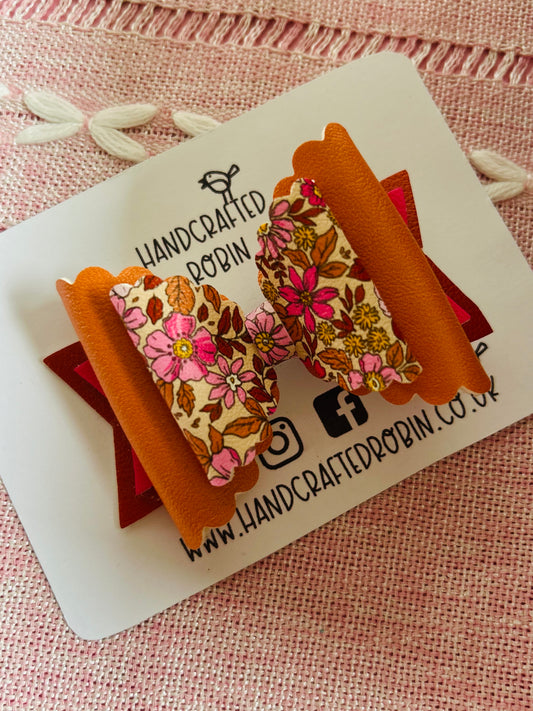 Orange & Pink Floral