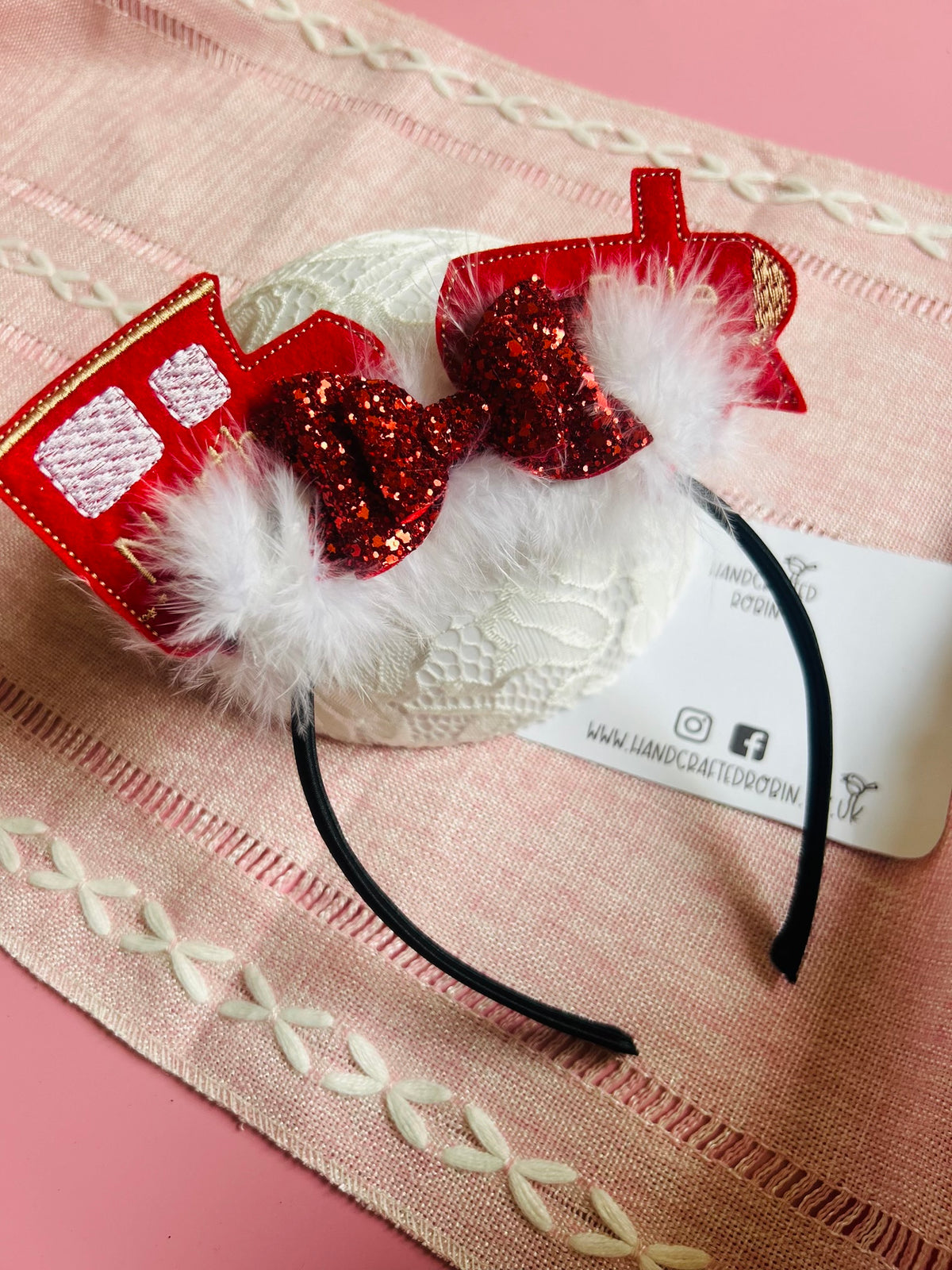 North Pole Train Headband