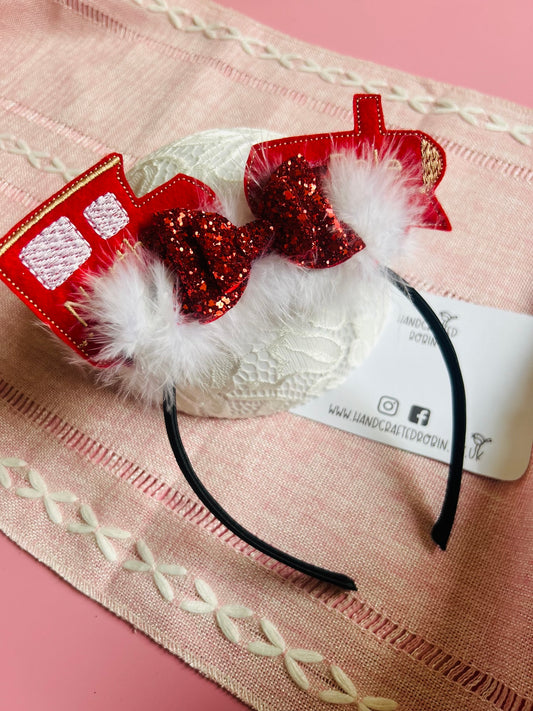 North Pole Train Headband