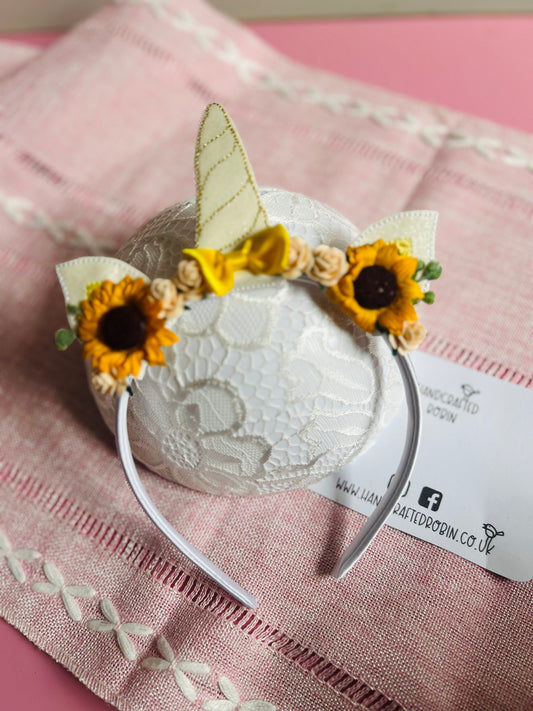Unicorn Headband - Yellow