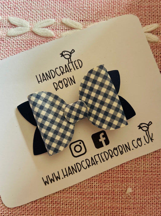 Navy Gingham