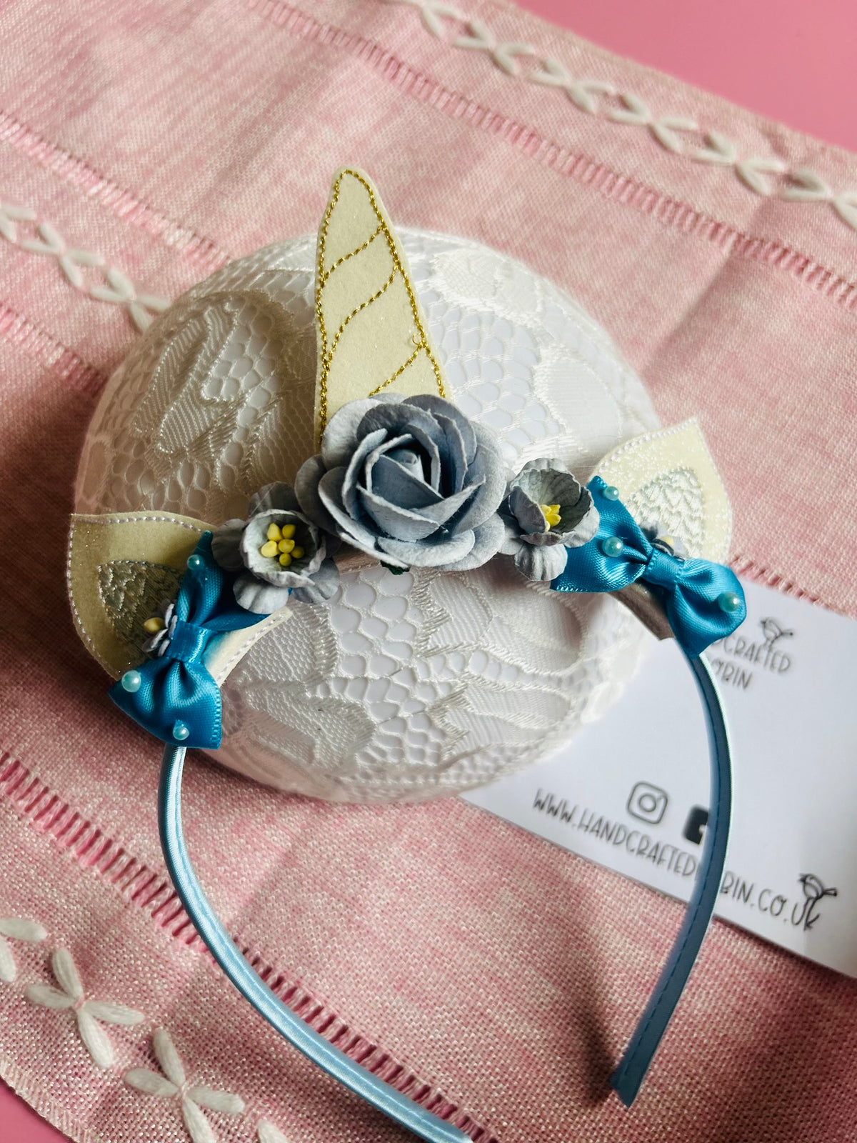 Unicorn Headband - Blue