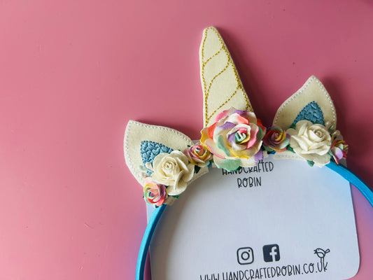 Unicorn Statement Headband - Rainbow