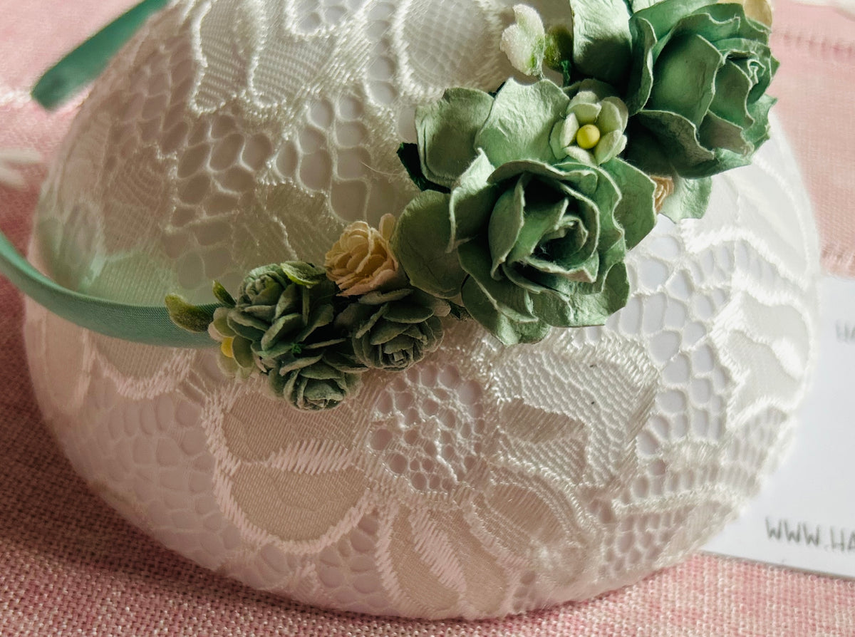 Sage Flower Headband