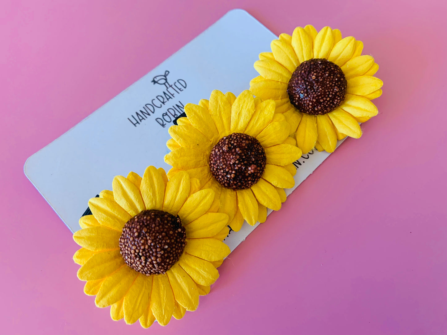 Sunflower Hair Clip