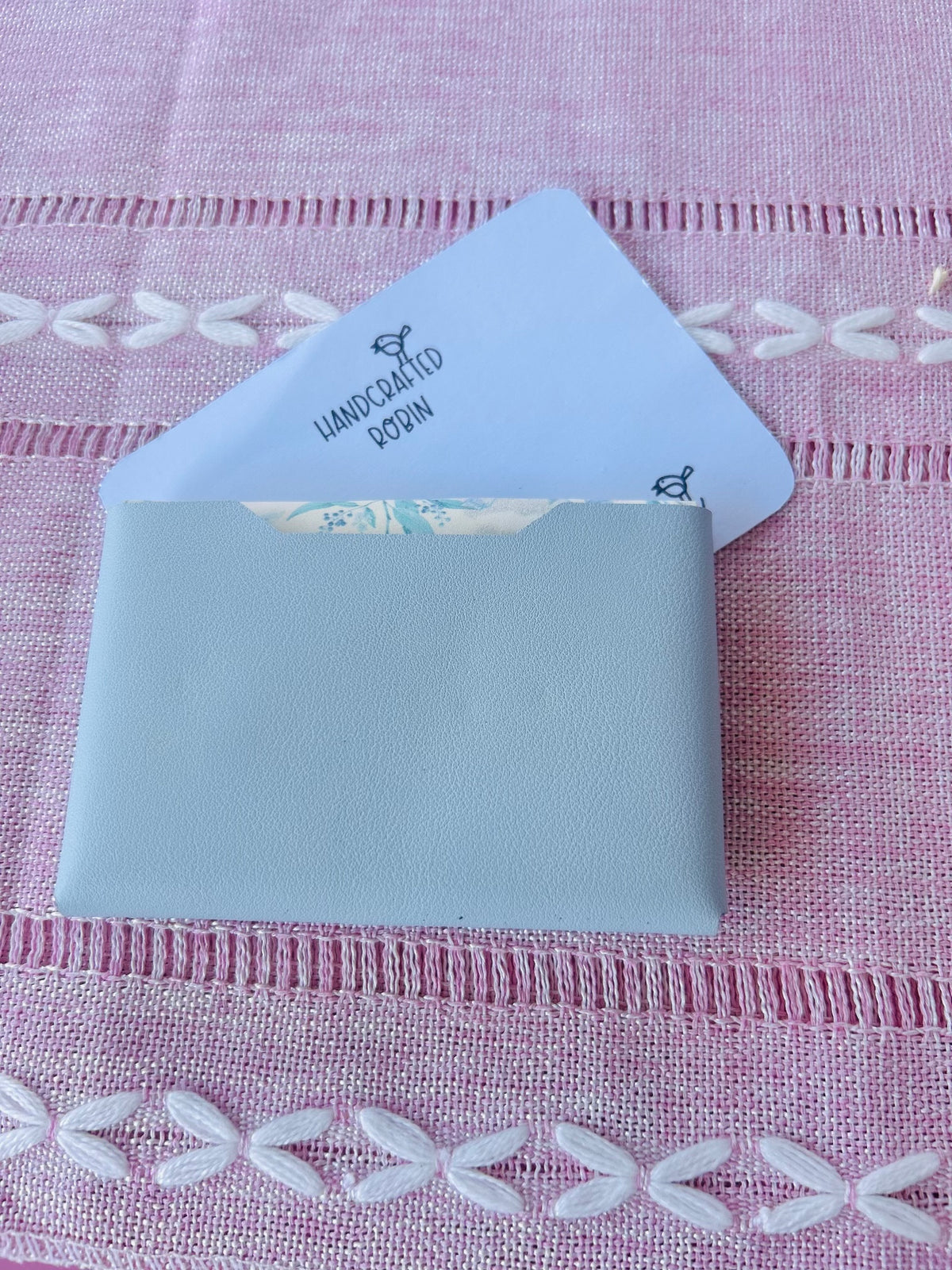 Blue Floral Purse