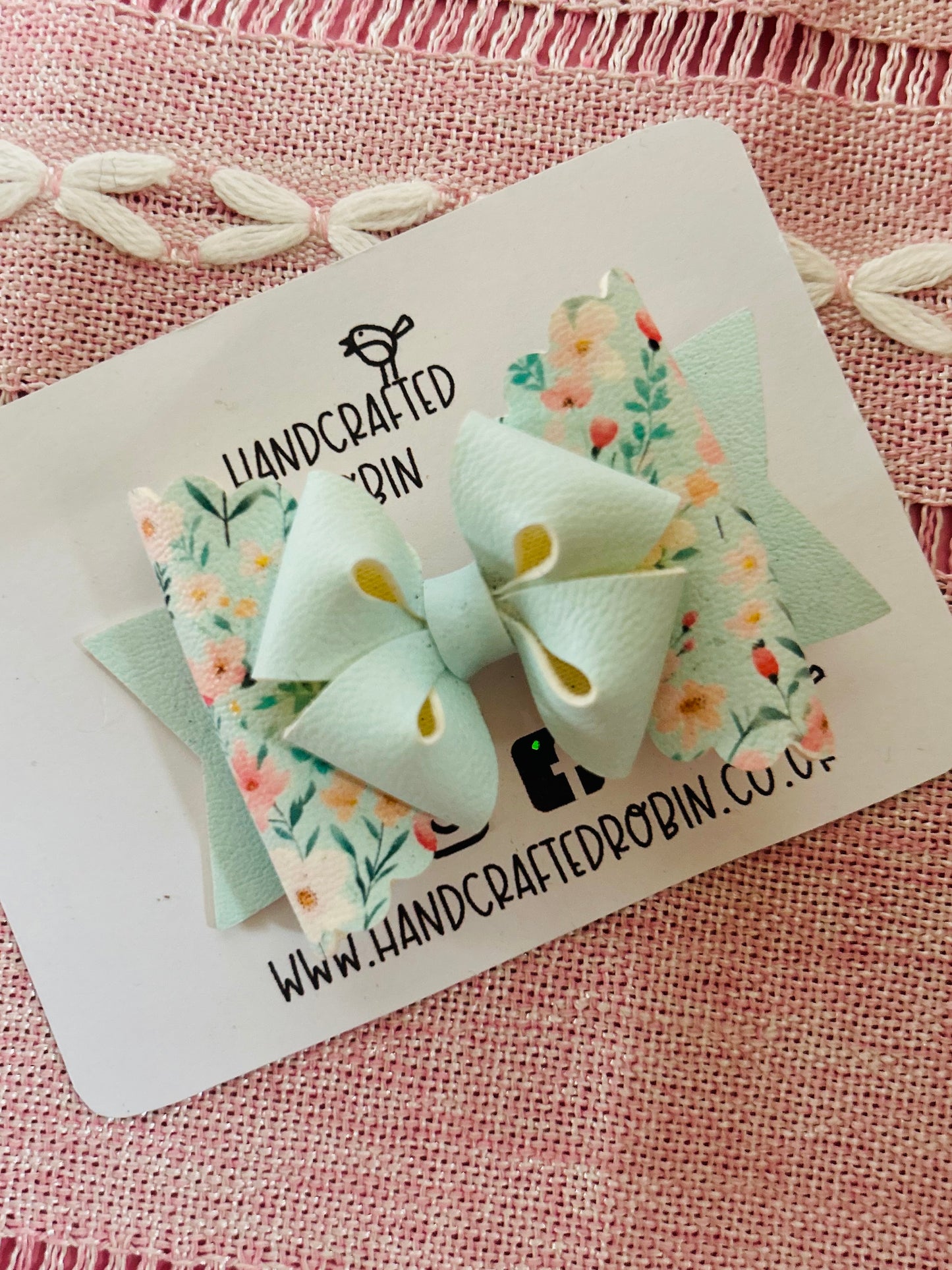 Pale Blue Floral