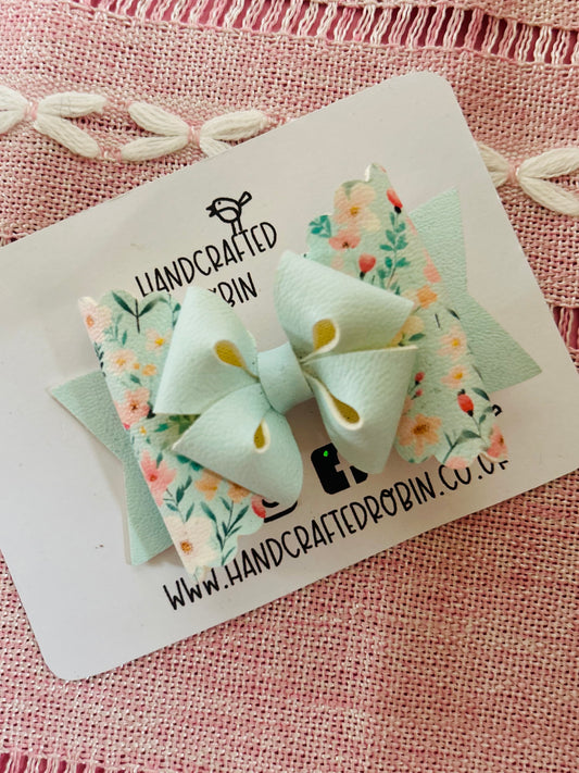 Pale Blue Floral
