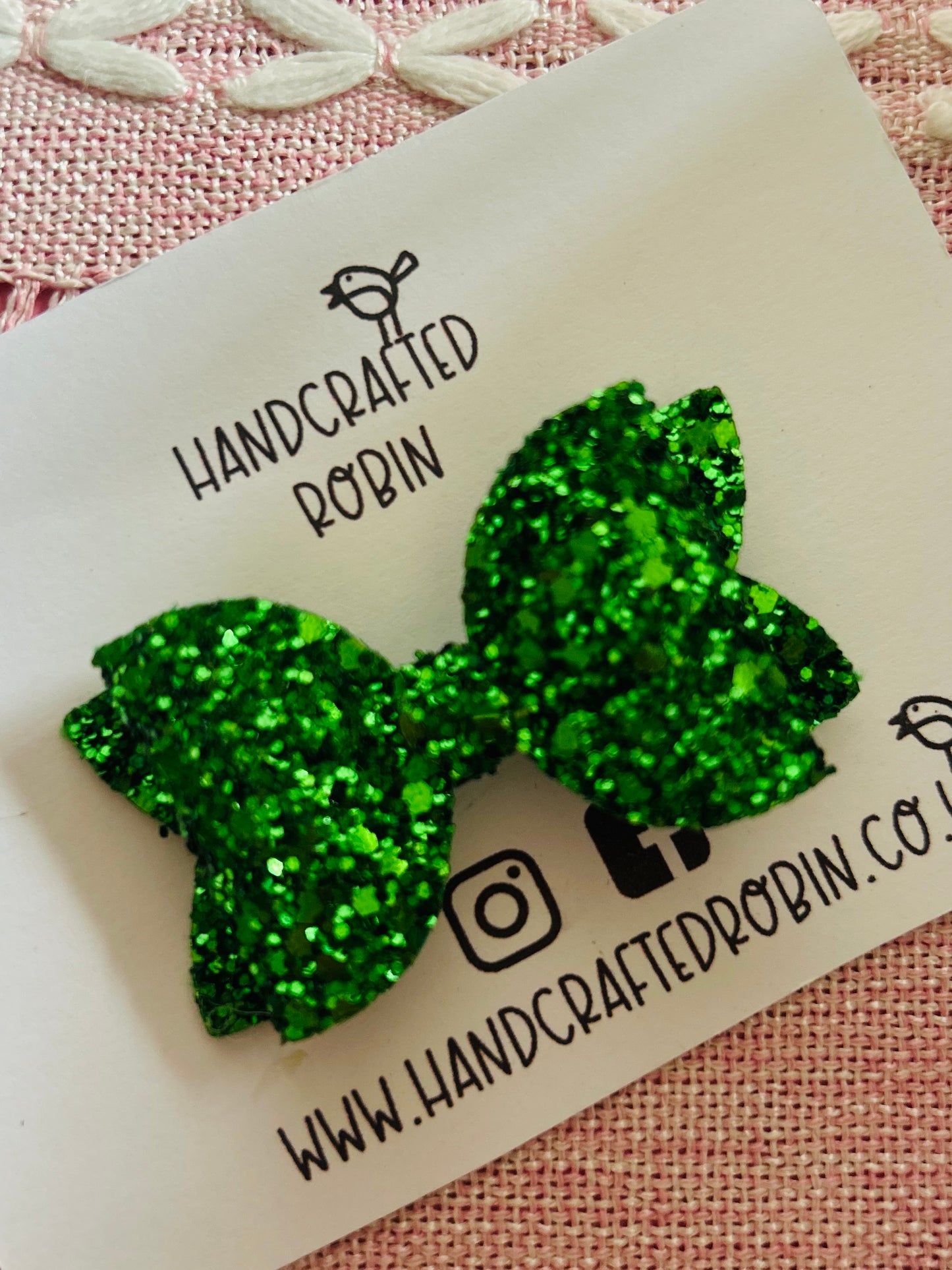 Small Green Glitter