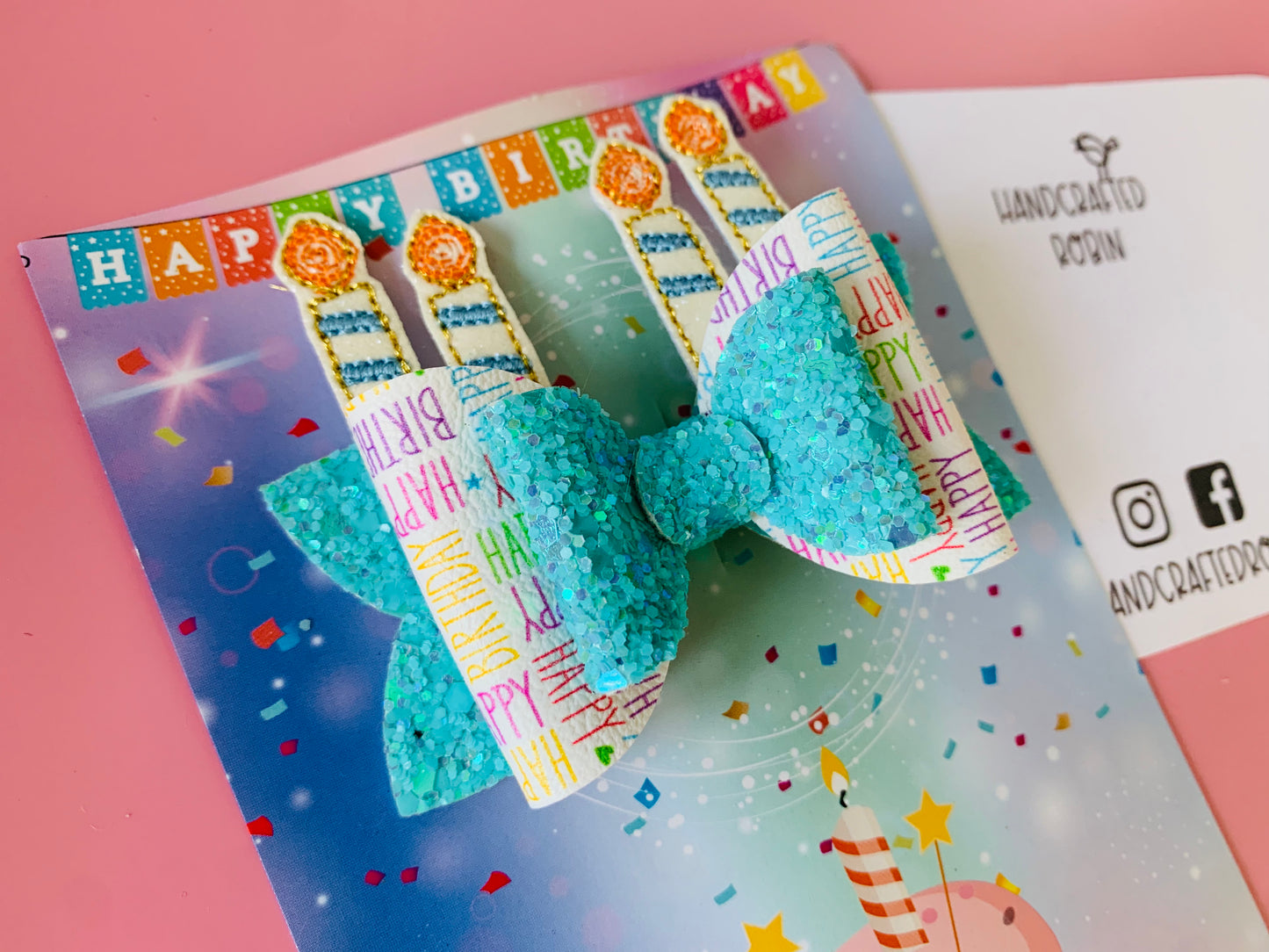 Blue Birthday Candles
