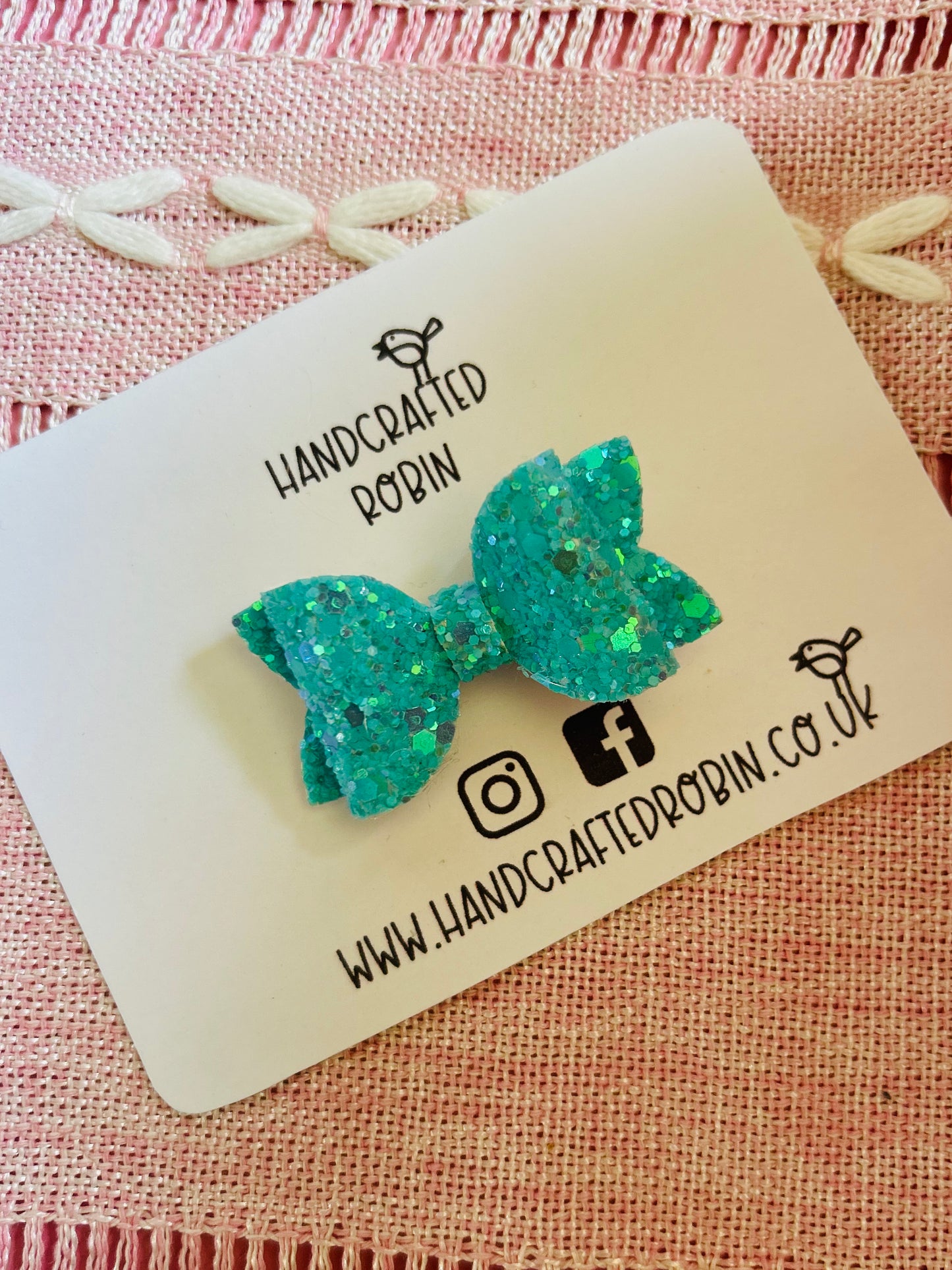 Blue Glitter Petite