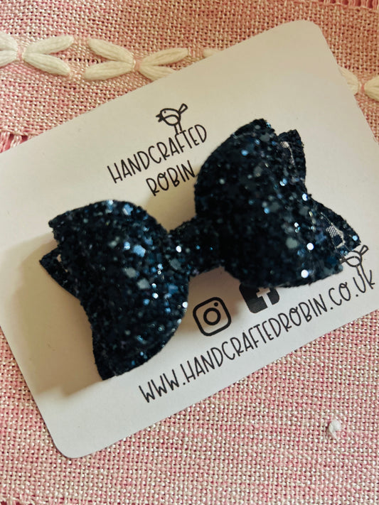 Navy glitter