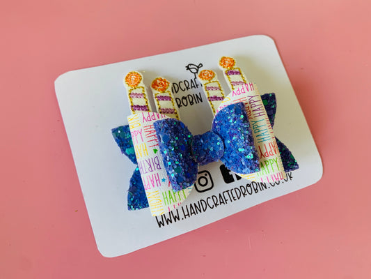 Purple Birthday Candles