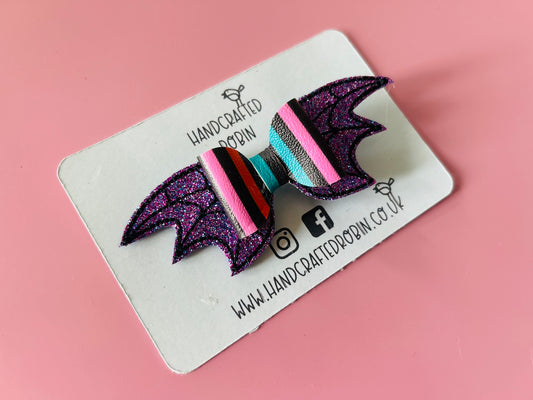Purple Bat Wings