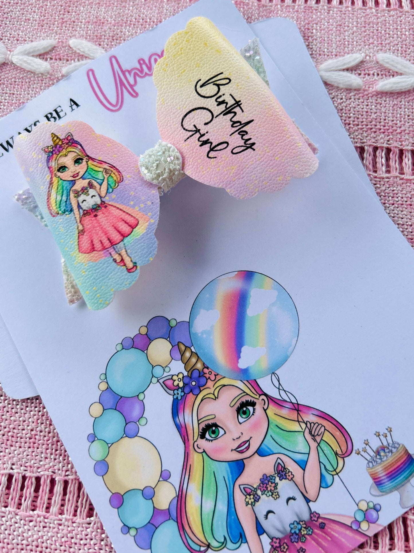 Birthday Unicorn Girl