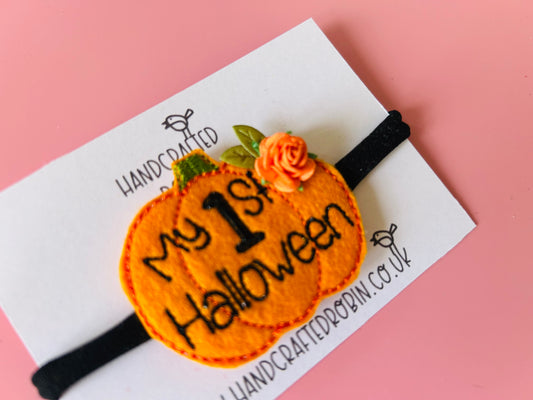 My 1st Halloween Headband