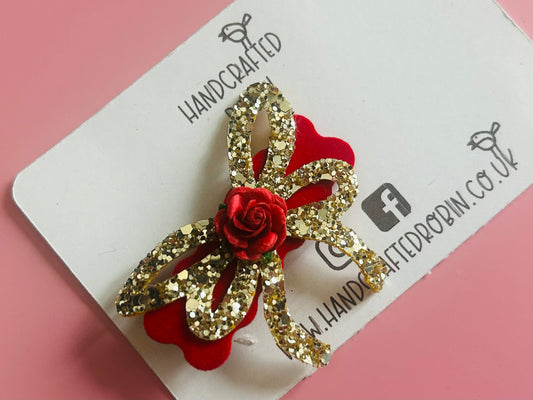 Holiday Bow Clip