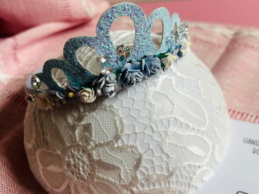 Frosted Blue Princess Tiara