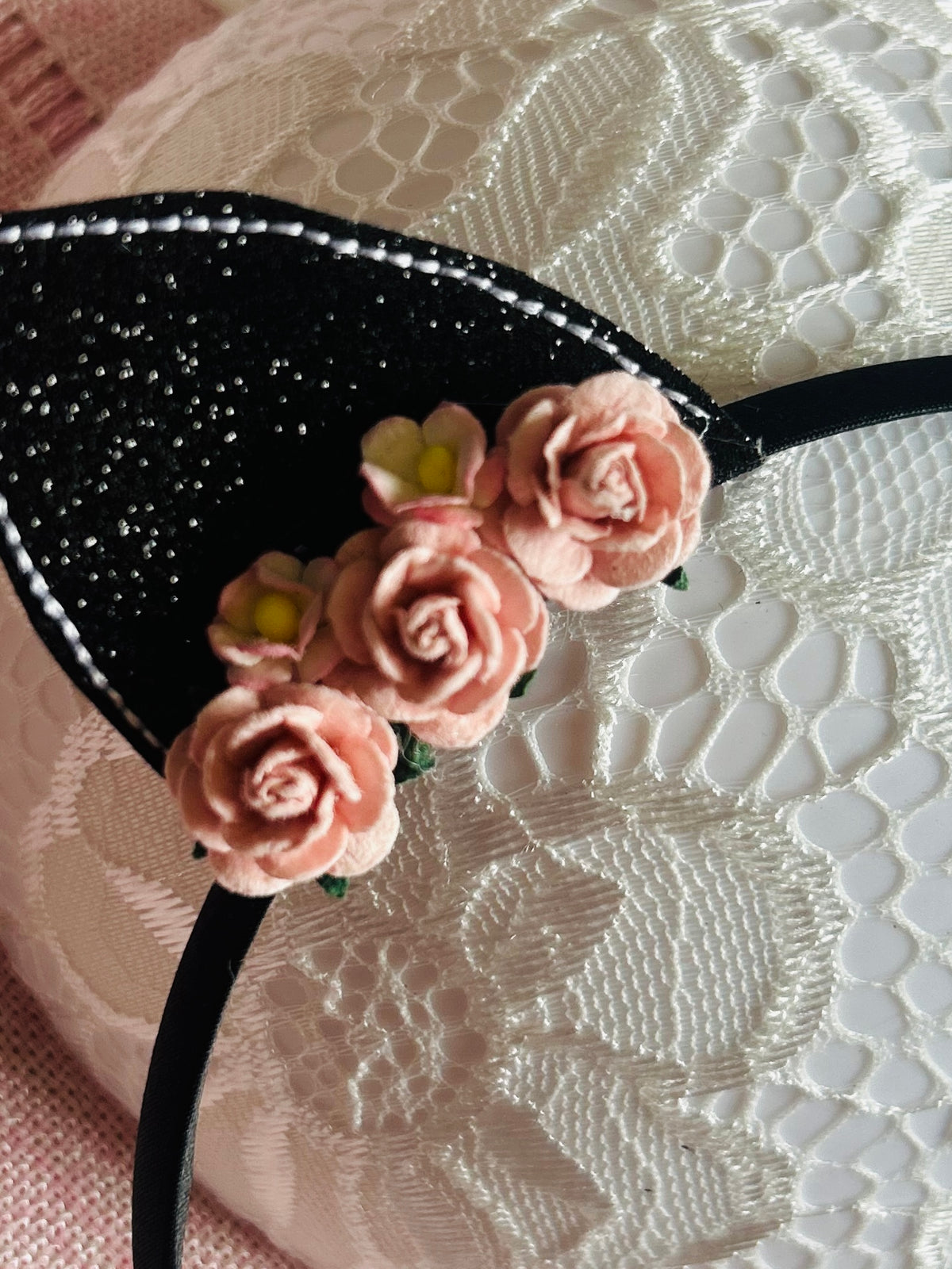 Cat Ears Headband - Pink