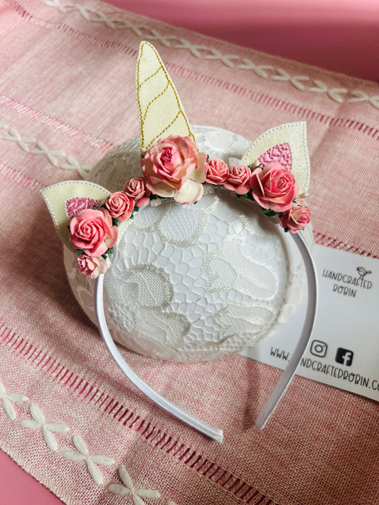 Unicorn Headband - Pink 2