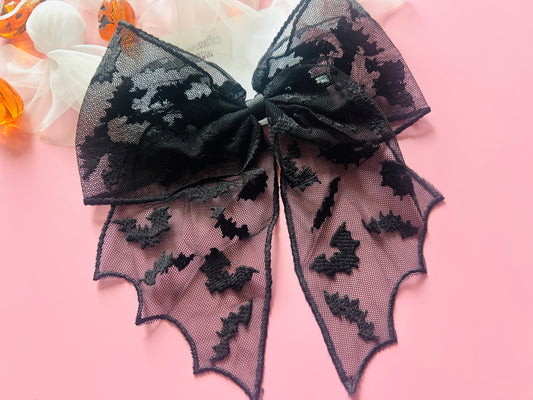 Bat Tulle Bow
